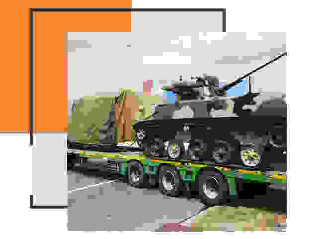 Перевозка военной техники в Усть-Лабинске